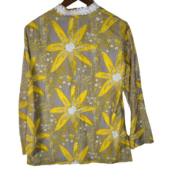 NWT Missy Maude Silk Blend Floral Tunic Womens Large - Picture 2 of 7